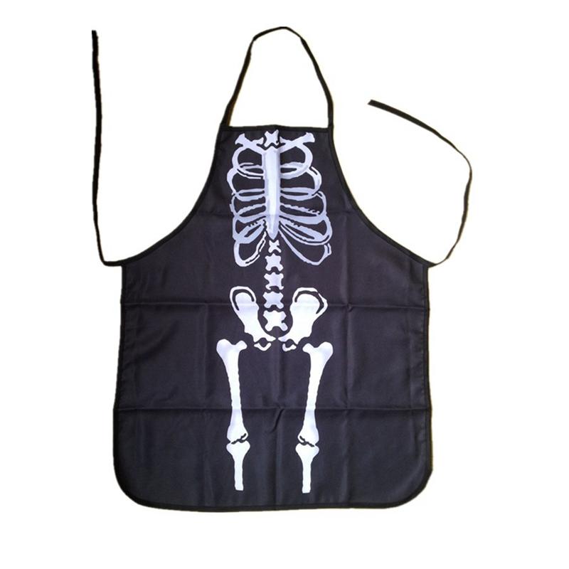 1Pc Schort Skelet Fancy Draagbare Grappig Kostuum Voor Keuken Party Halloween Volwassen