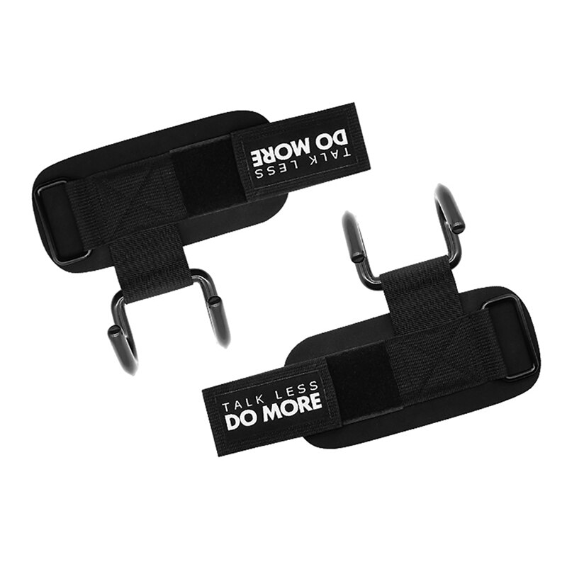 2 stücke Handgelenk Unterstützung Mit Haken Anti-slip Einstellbare Handschuhe Gym Fitness Gewichtheben Arme Festigkeit Ausbildung Strap Grip