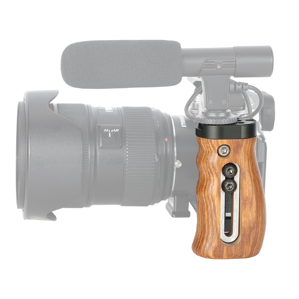Niceyrig Houten Side Handvat Met Arri Lokaliseren Mounts