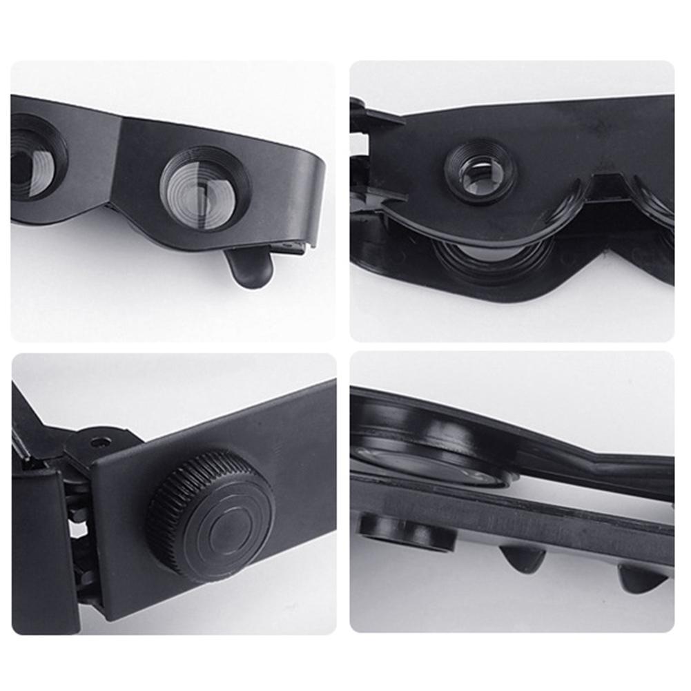 Portable Zoomable Outdoor Fishing Glasses Style Magnifier Binoculars Telescope