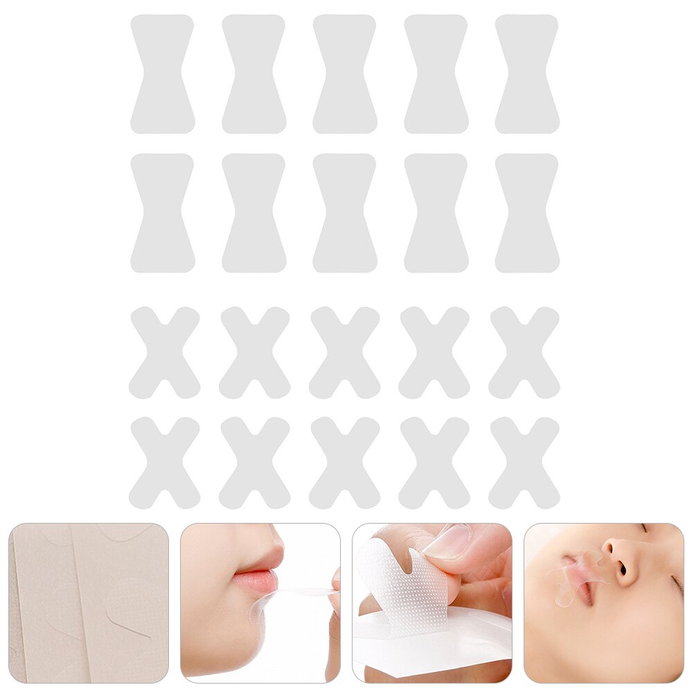 120 stück mundpflaster aus vliesstoff, nasenatmungs- und schlafstreifen für zuhause