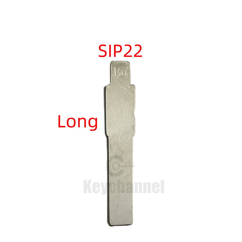 Schlüsselkanal 5/10 Stück SIP22 Schlüsselrohling Universal Autoschlüsselblatt 157 # KD Key Blank Ersatz-Fernbedienungsschlüssel für KD KEYDIY Xhorse VVDI FÜR Fiat: Black / 5 tasten