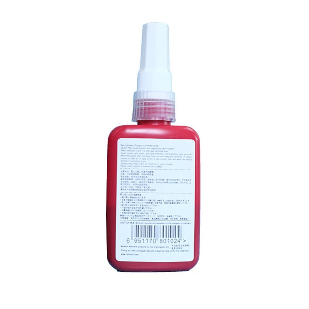 50Ml Metalen Draad Borgmiddel Anaërobe Lijm Snelle Uitharding Afdichting Borgmiddel Schroef Lijm 242 Anaërobe Lijm Fabrikant