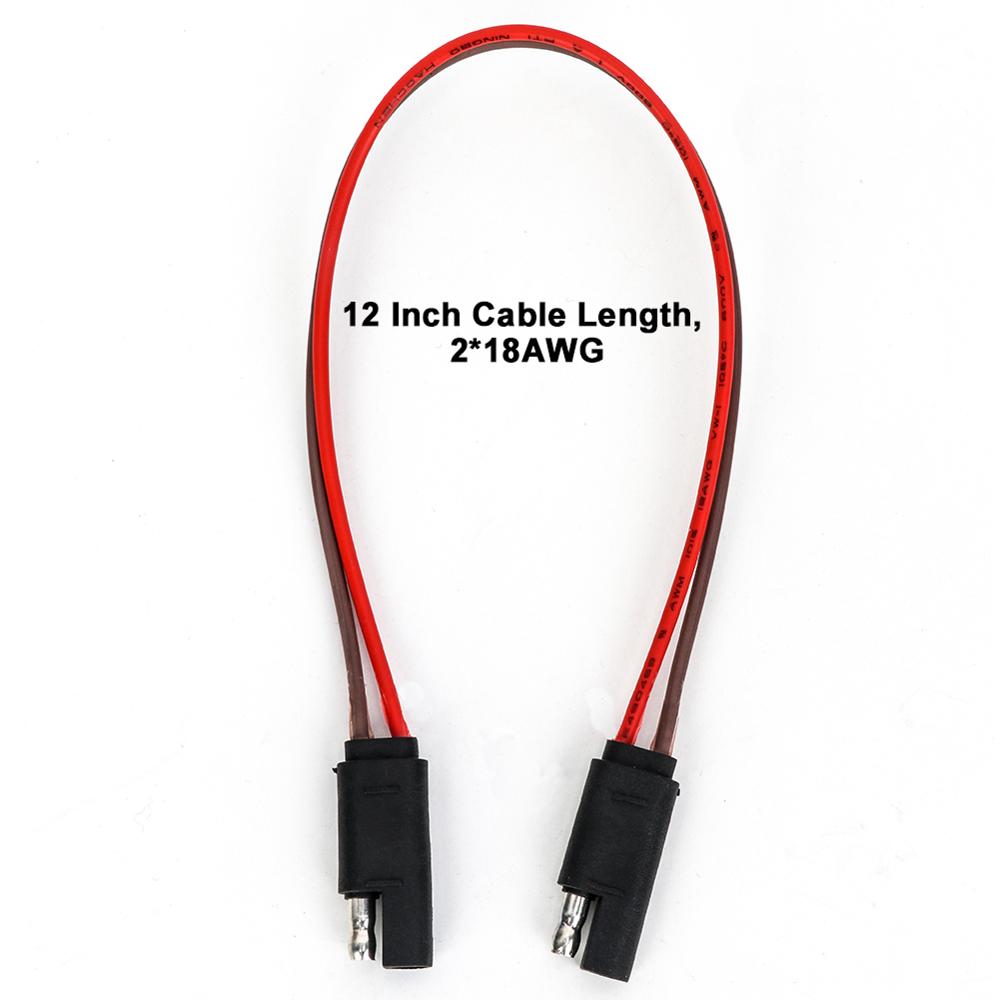 Tirol  t25553b tilhenger plugg ledning 2 pinner tilhenger 12 ” forlenger 2*18 awg kabel amerika tilhenger kontakt til ledet tilhenger lys