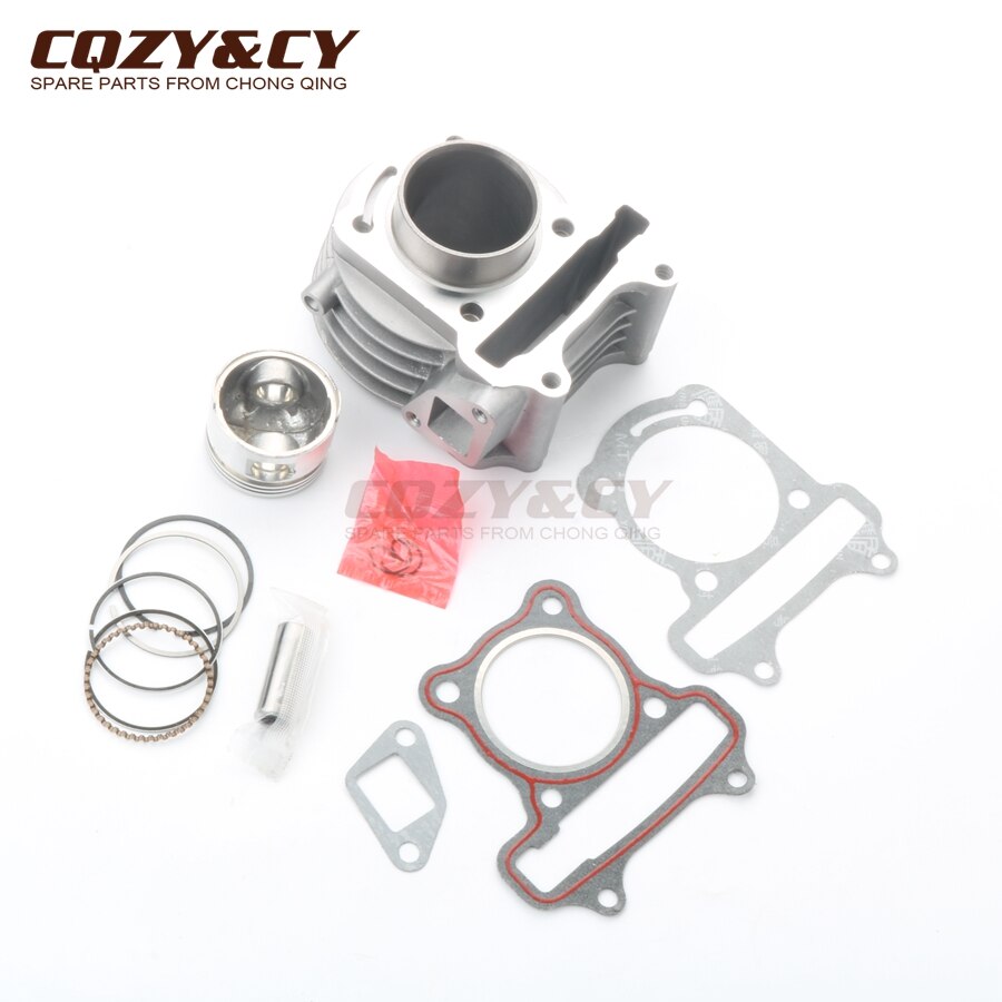 Kit de cylindre et Piston pour Scooter | 60cc 44mm grand alésage, Kit de cylindre pour Kymco agilité 50 Basic 50 DJ S Filly Super 8 vitalité 50cc 4 coups