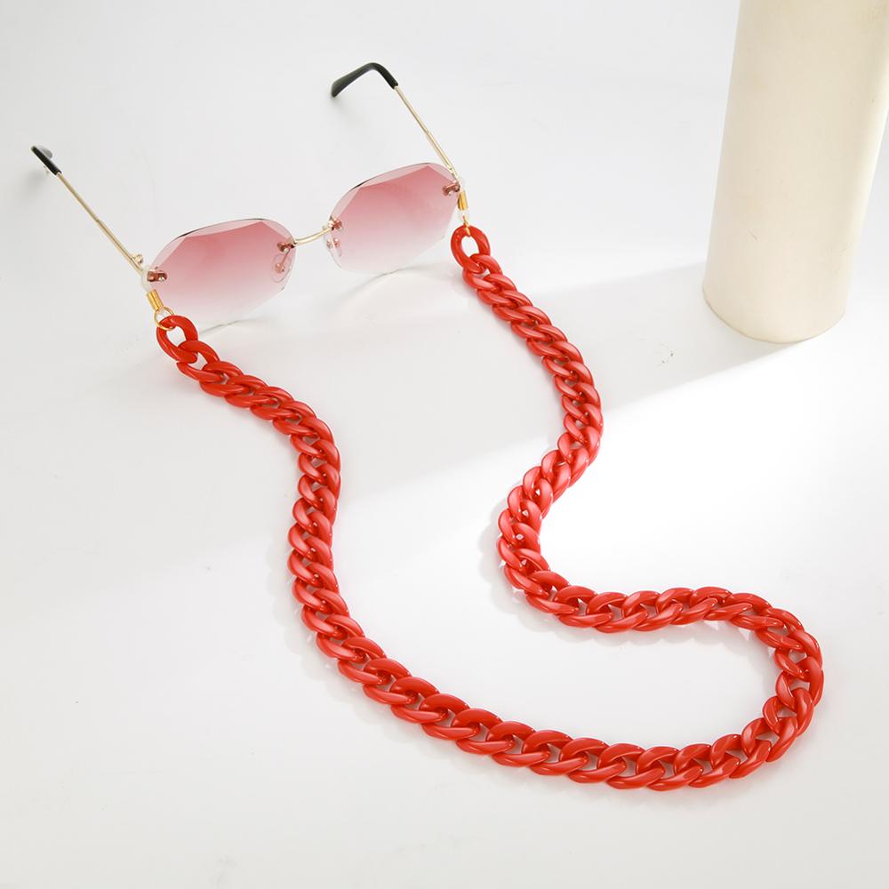 Hot Occhiali Da Sole in Acrilico Catene Donne Occhiali Da Lettura Appeso Catena del Collo Della Cordicella Cavo di Occhiali Occhiali Corda Cinturino in Regalo per le Ragazze