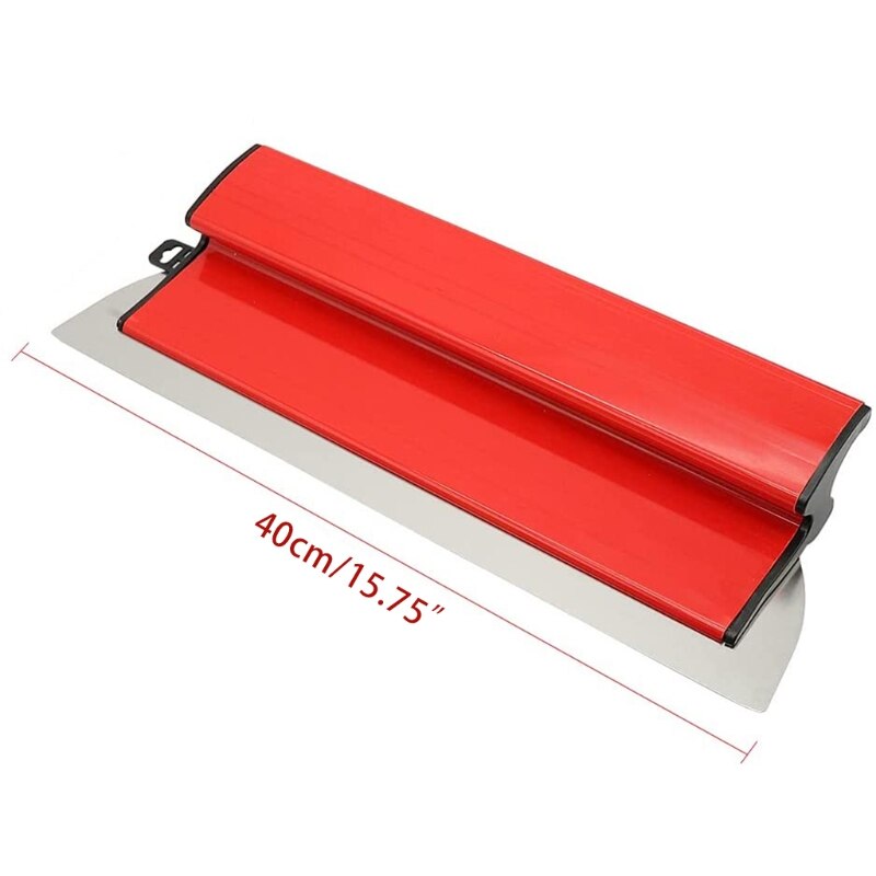 Red Drywall Skimming Blade Plastering Painting Drywall Smoothing Spatula Flexible Blade Painting Finishing Trowel Tools