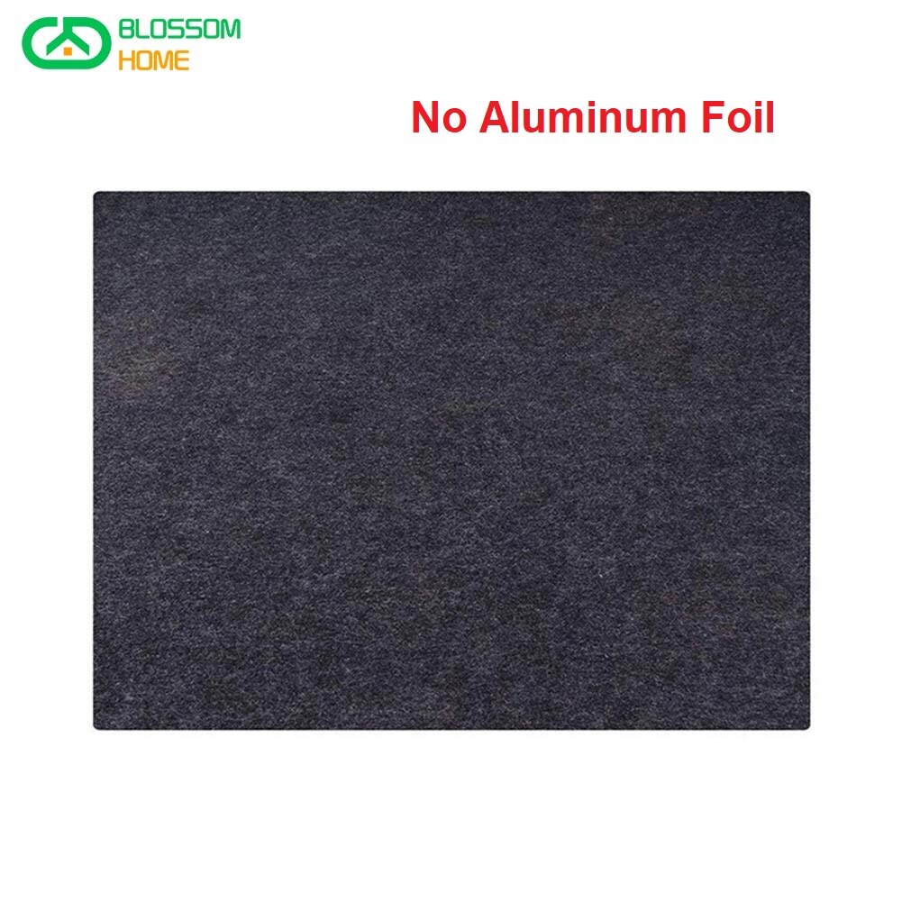 100*50cm Carbon Fiber Insulation Blanket High Temperature Insulation Fire Blanket Cotton Fireproof Blanket Mat Incense Burner: No Aluminum Foil