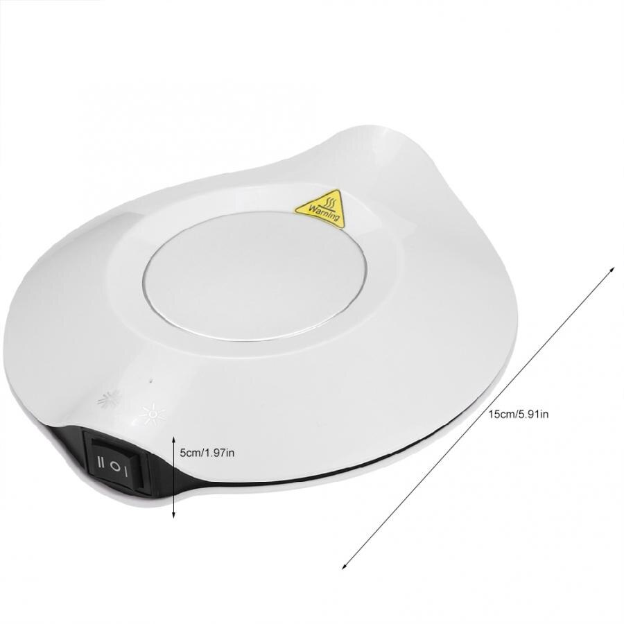 Mini Coffee/Tea Cup Fast Heater Colder Mug Warmer Beverage Heater Tray Pad Milk Tea Coffee Mug Drinks Cup Heater Colder