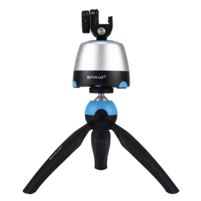 PULUZ Elektronische Stativ 360 Grad Rotierenden Panorama Stativ Kopf w/h Fernbedienung Für GoPro Iphone Smartphone DSLR Kameras: Blau