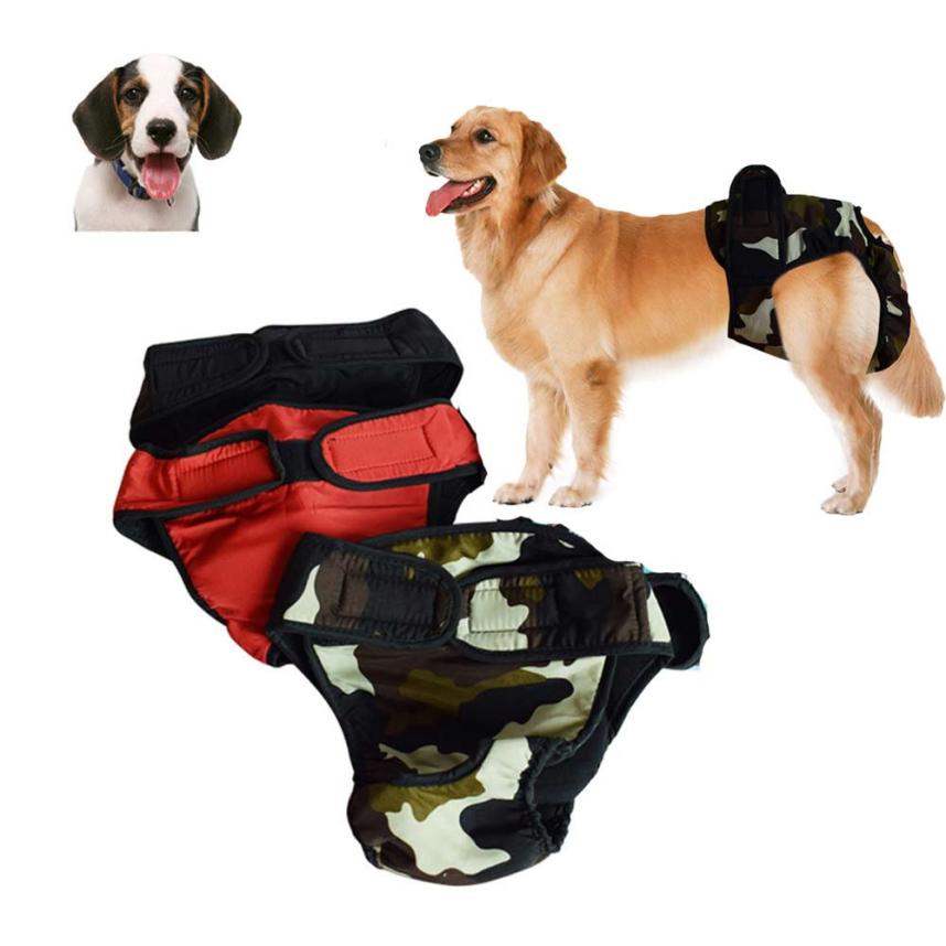 Transer kjæledyr hund solid truser for hunder fysiologisk kvinnelige biper for hunder bukser kjæledyr menstruasjonsbukse valp hund truse 2.1