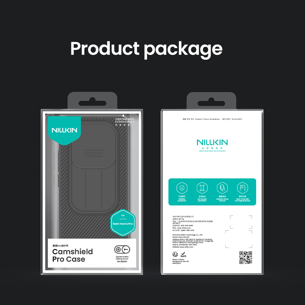 Nillkin para Xiaomi Redmi note 14 Pro 5G 14 Pro Plus 5G CamShield Pro cubierta de cámara deslizante Protector a prueba de golpes funda de teléfono