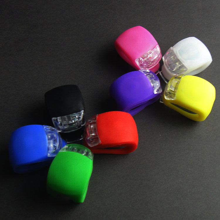 Fietsverlichting Achter Voor Waterdichte Led Fiets Accessoires Siliconen Berg Wiel Push Wit Clip Lighty Fietsen Waarschuwing Lamp