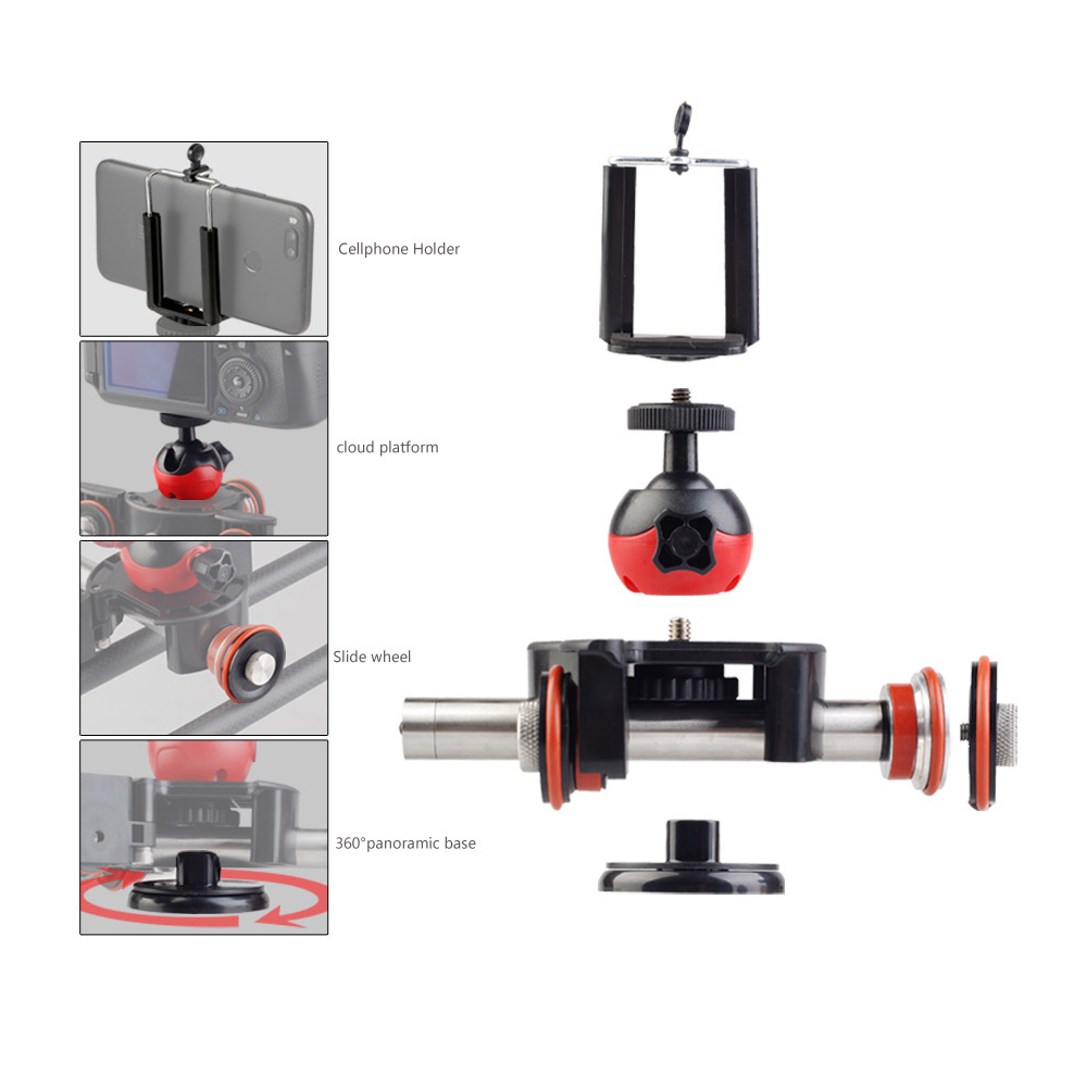 Photography Remote Control Slider Rail Systems SmartPhone DSLR Camera Electric Dolly Track Slider Mini Motorized Camera Sliders