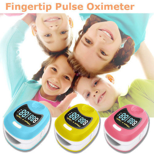 CONTEC CMS50QB kids pulsoximeter Kinderen Vingertop Pulse Oxygen Blood SPO2 Oximeter Monitor