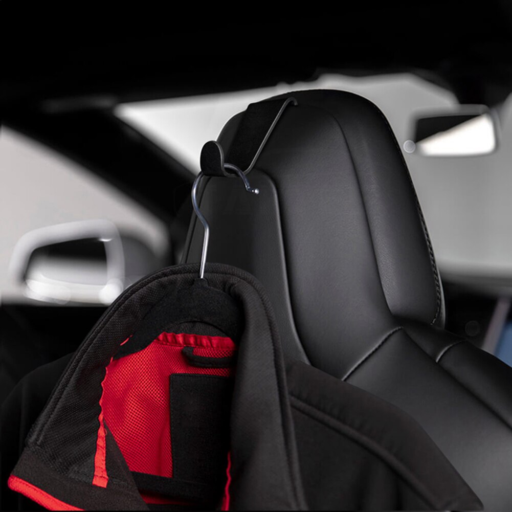 Autostoel Haak Dragende Aluminium Hoofdsteun Hanger Organizer Voor Tesla Model S X Clip Auto-accessoires