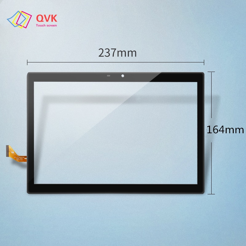 Pantalla táctil de cristal negro de 10,1 pulgadas para Vankyo MatrixPad S30, piezas de repuesto para reparación de panel táctil capacitivo