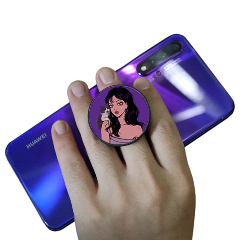 Twelve constellations starry sky constellation phone socket Folding Stand Holder For Mobile Phone For iphone11 Pro Max