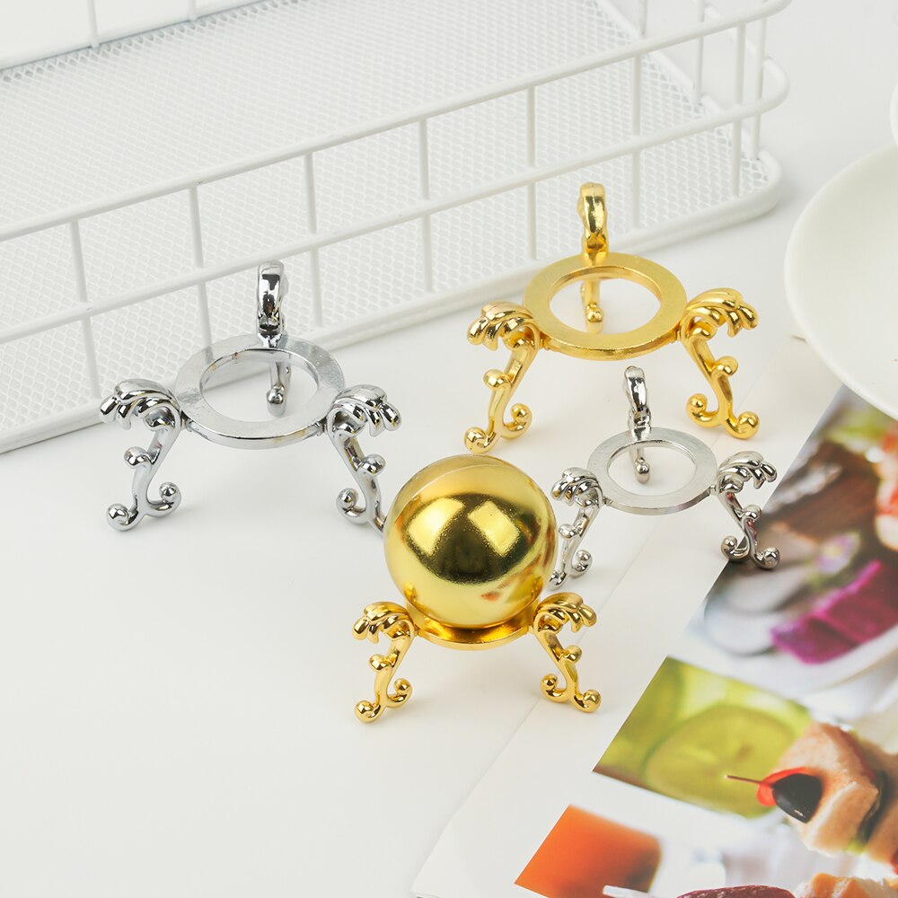 Metall Kristall Ball Basis Hexagon/Krone/Ei bilden Kugel Stein Unterstützung Anzeige Stand Figur Halfter Heimat Dekor Schreibtisch ornamente