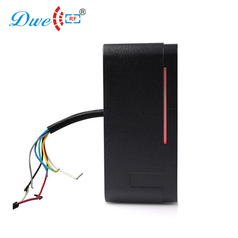 Access control rf id card 12v rfid reader 125khz antenna wiegand 26 gate card reader with 10 pieces keyfob