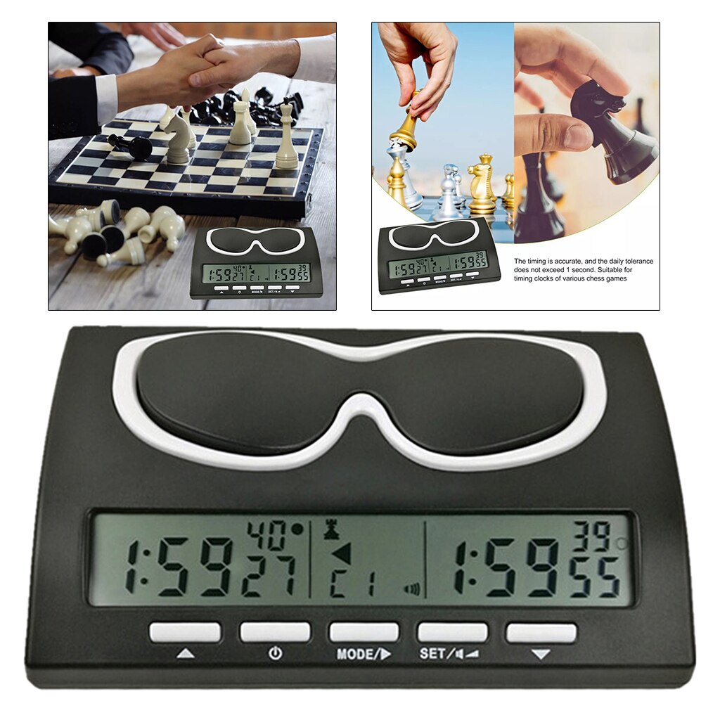 Chess Clock, Digital Chess Timer &amp; Game Timer Portable Clock