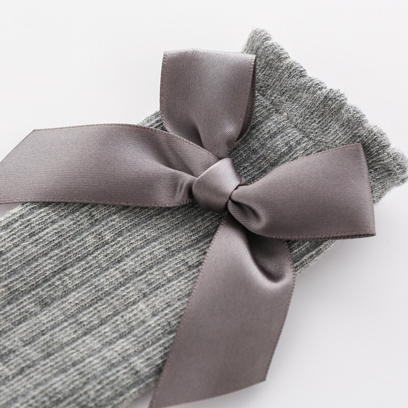 0 zu 4 Jahr kleinkind socken Baumwolle Kinder spitze Bogen mädchen knie hohe socken Mädchen spitze knie hohe socken Baby baumwolle bogen socken