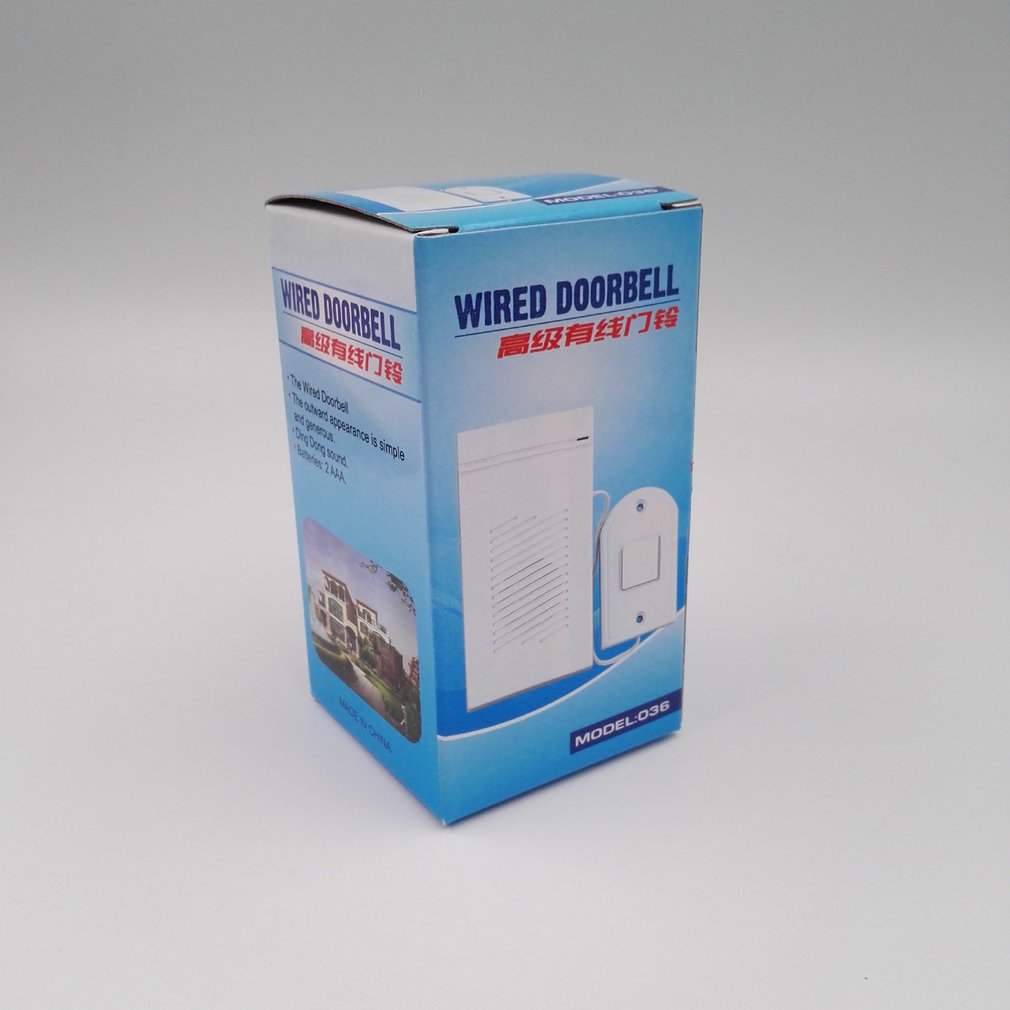 Old-fashioned Wired Digital Doorchime portable Electronic Doorbell crisp sound Waterproof bell with home cord