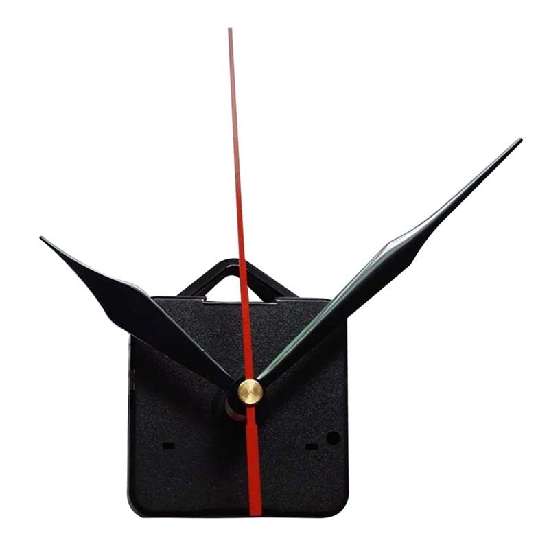 Stille Klok Beweging Kits Klok Mechanisme Onderdelen Zonder Batterij Voor Klok Vervanging Reparatie Onderdelen Een Klok Core En 3 Pointers: Black