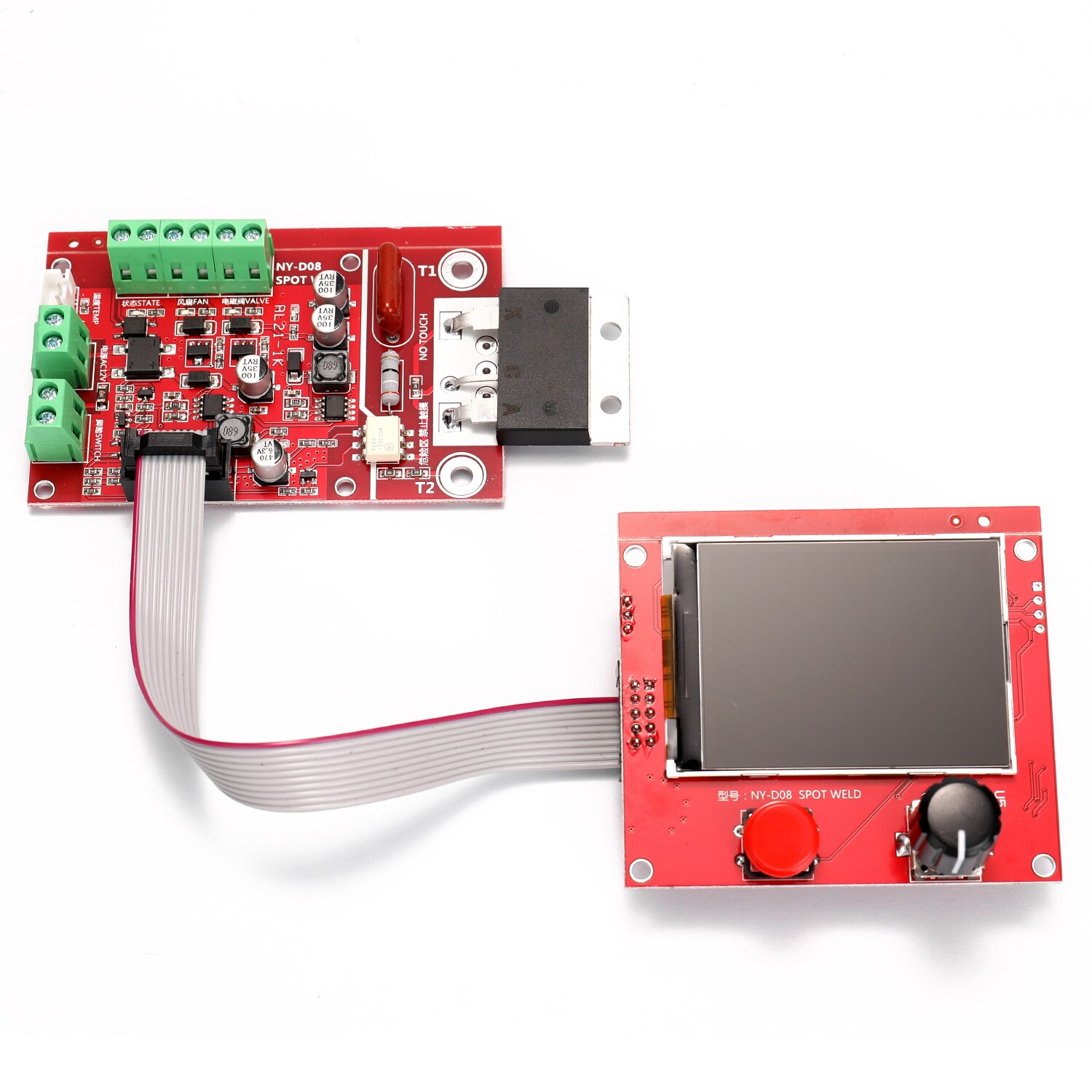 NY-D08 Spot Welding Machine Controller Pneumatic Color LCD Display Multi-point Personalization with Temperature Sensor