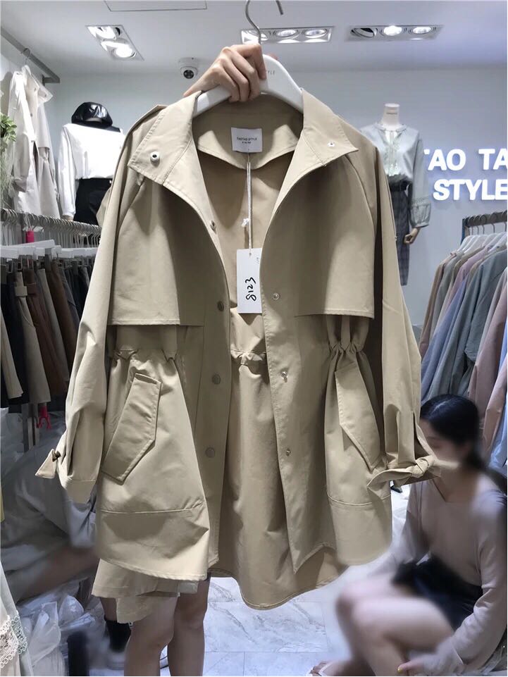 Billig høst vinter kvinners netred casual dame arbeidsklær fin jakke  mw178: Khaki / Xl