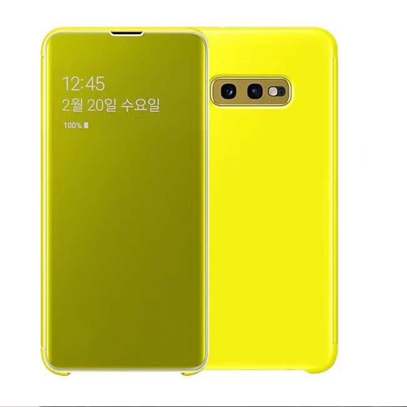 Smart mirror flip 360 phone case for Samsung Galaxy S9 S10 Plus clear cover for samsung S10e smart phone case