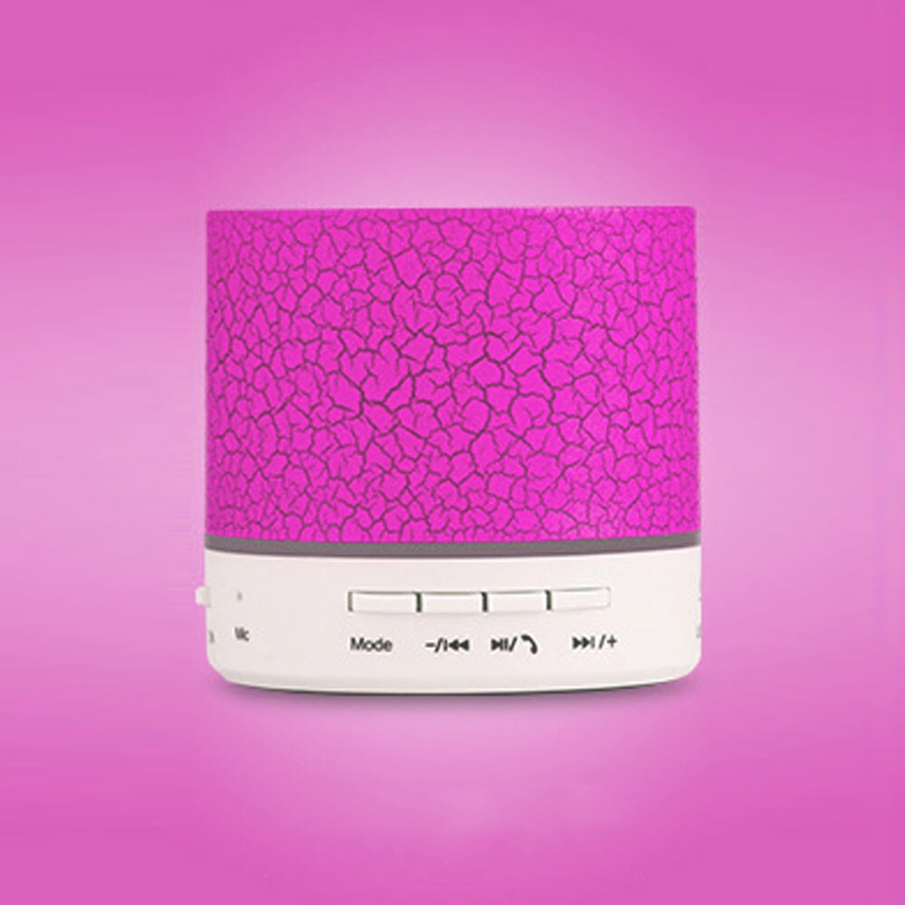 A9 Bluetooth Mini Speaker Wireless LED Light Speakers Support TF Subwoofer Loudspeaker with Hands Free Microphone Music Player