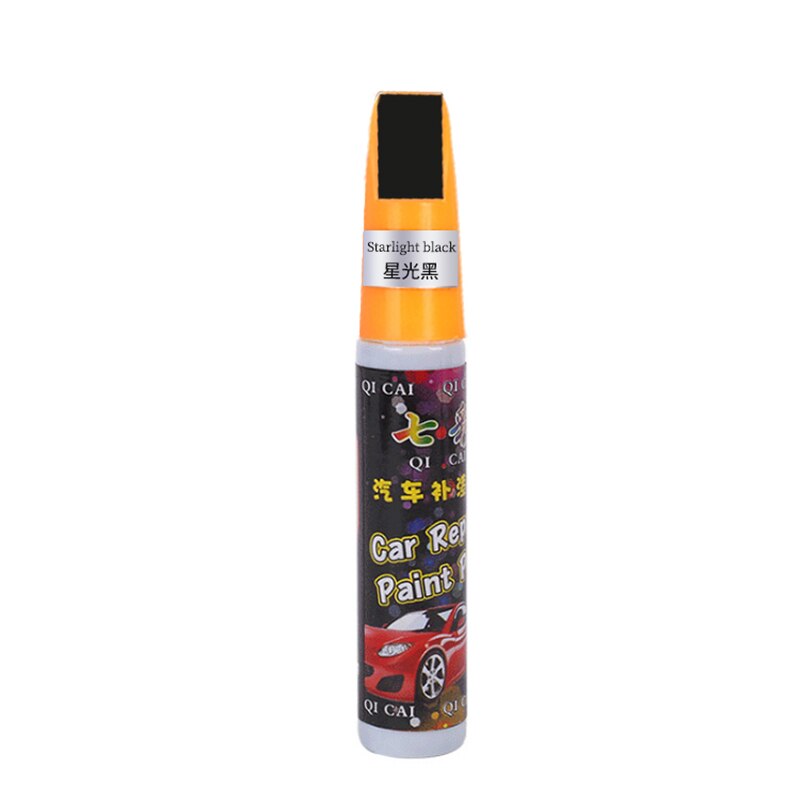 20 Colors Car Scratch Repair Paint Pen Auto Touch Up Pen Car Care Scratch Clear Remover Paint Care Auto Mending Fill Paint Pen: starlight Black