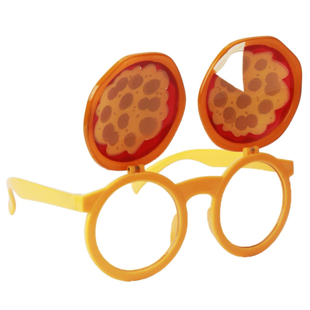 Novelty Pizza Sunglasses Funny Party Glasses Shades Costume Accessories