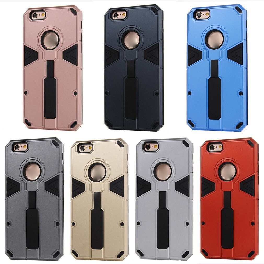 Coole, robuste pc+tpu-schutzhülle mit ständer für iphone 6/6s , 4.7 & #39 ;& #39 ;