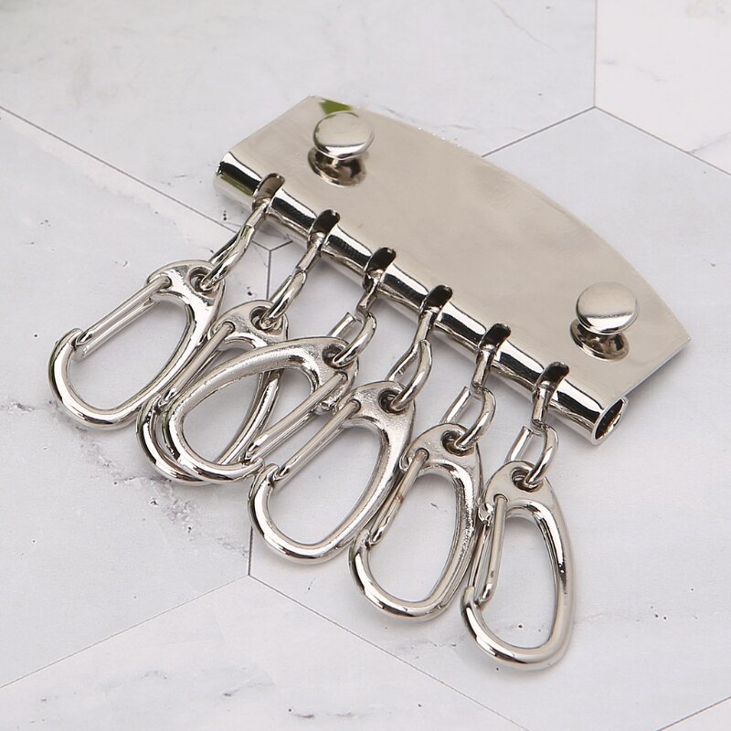 THINKTHENDO DIY Lobster Clasps Clips Bag Key Ring 6 Hook Keychain Purse Wallet Accessories