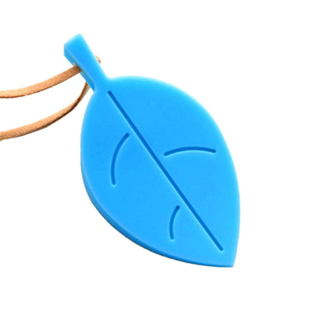 Leaves Silicone Rubber Door Stop Stoppers Door Block Children Anti-Folder Hand Security Door Card Hanging Door Stop: Blue