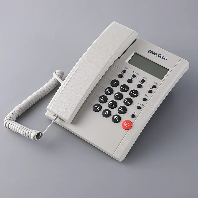 Bekabelde vaste telefoon met vaste telefoon en nummerherkenning Telefoon voor thuiskantoor Hotel