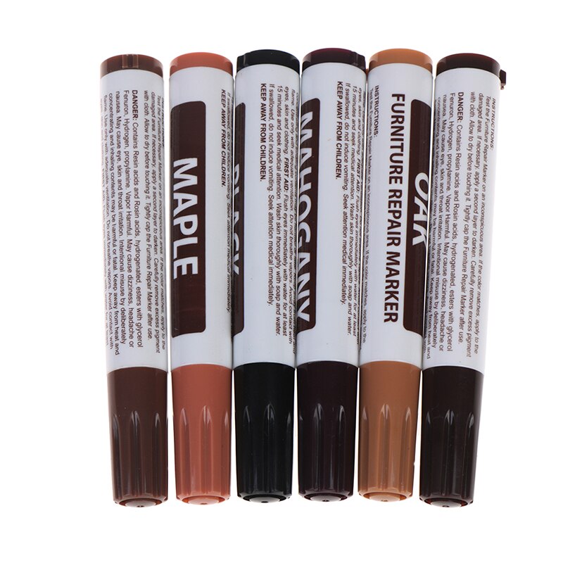 Wood grain color correction repair scratch off paint complementary color pen Furniture touch up pen Floor 1 Pc