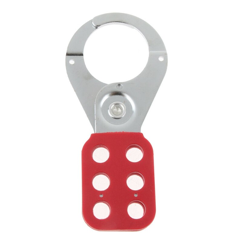 Steel Lockout Hasp Lock Heavy Duty Safty Lockout Hasp 38mm Red