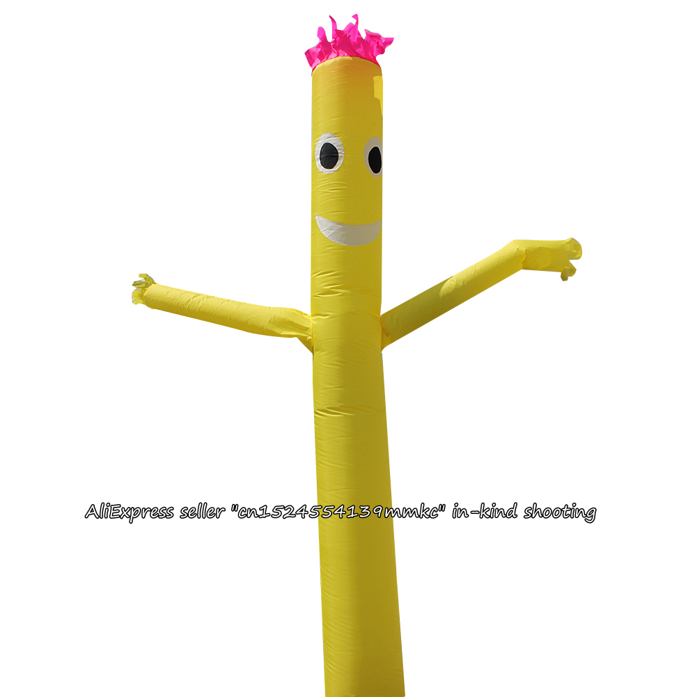 Air Dancer Sky Dancer Inflatable Tube Dance Puppet Wind Flying 10ft For 12inch Blower (Yellow)