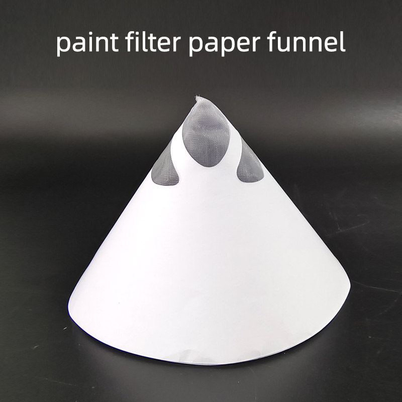 Paint Filter Funnel Paper Purifying Straining Cup Disposable 100 Mesh Paint Filte Conical Nylon Micron Paper Funnels