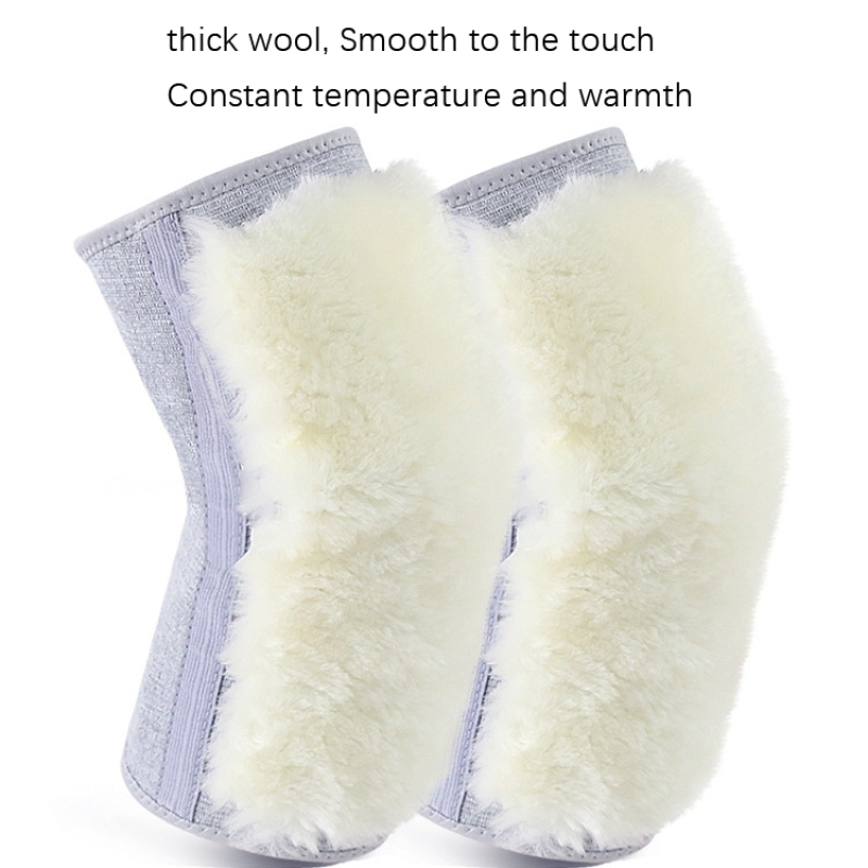 Équipement de protection du genou en laine, et épais, Anti-vent froid, équipement d'équitation