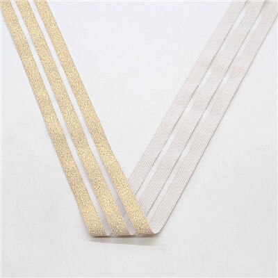 50mm 90mm argent or largeur 5 cm 9 cm bande élastique paillettes maille vêtement fille robe femmes vêtements couture bricolage artisanat fait à la main 1 m: gold / 50mm