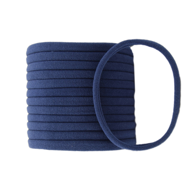 10 pièces/ensemble bandeaux en Nylon souple pour enfants fille bricolage accessoires de cheveux: Ivoire