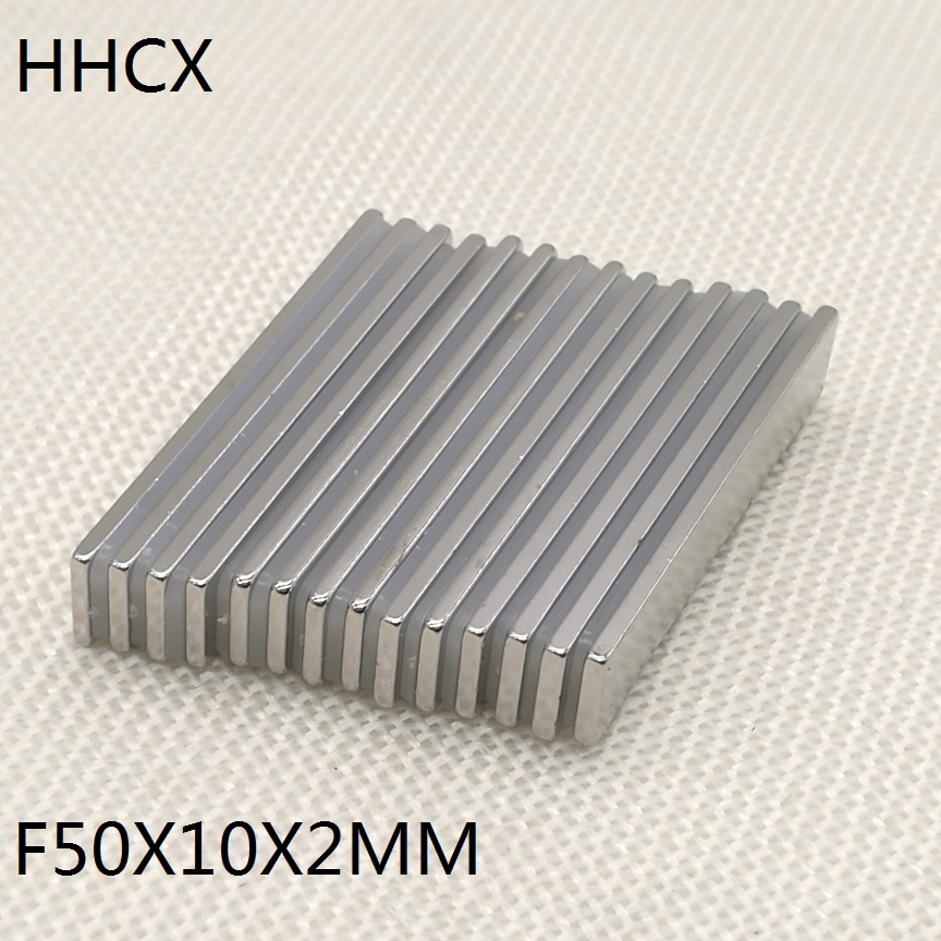 50 stuks/partij blokmagneet 50*10*2 n35 sterke vierkante ndfeb zeldzame aarde magneten 50 x 10 x 2 neodymium magneten 50 x 10 x 2