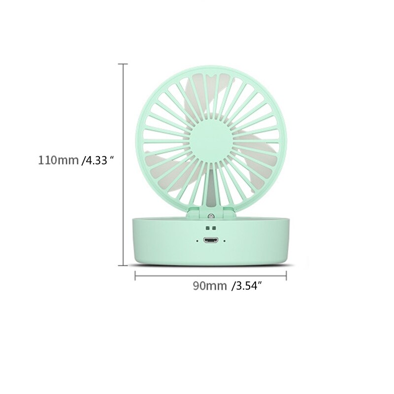Mini Handheld Water Mist Fan Stille Elektrische Desktop Air Cooling Gadget