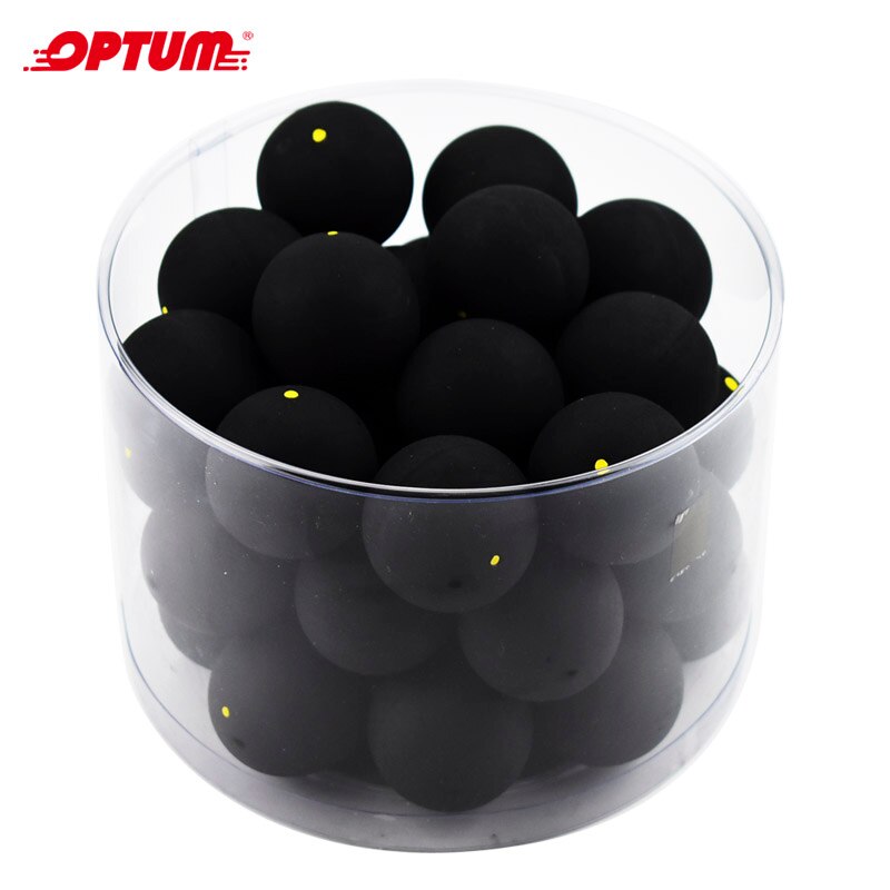 4pcs/12pcs/30pcs Matkot Ball Squash Ball One Yellow Dots Low Speed Rubber Ball Training Competition Squash Ball