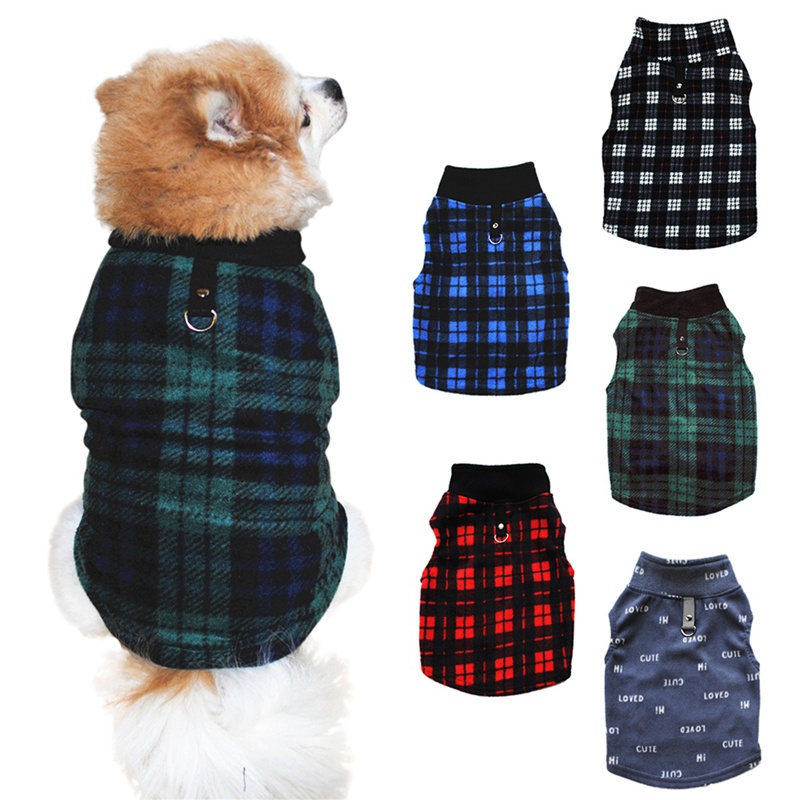 Mode Hond Kleren Herfst Winter Honden Katten Kostuum Kleding Fluwelen Vest