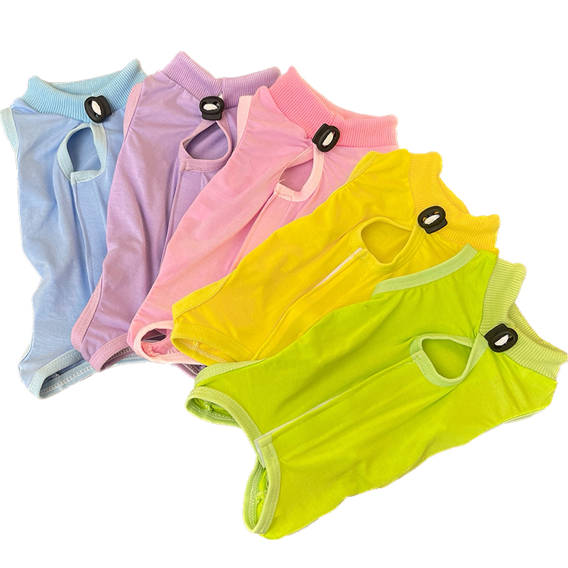 Gatos cirurgia recuperação terno para pequeno médio cão gato colete camisa para animais de estimação pijama macio após cirurgia usar roupas de recuperação anti lambendo